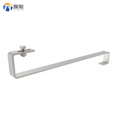 China Agriculture ; Industrial; House ; Commercial Custom Solar Tile Bracket System Carport Structure Support Panel Single Hook For Solar Panel for sale