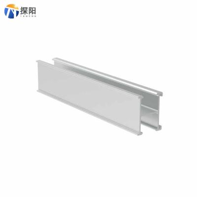 China Agriculture ; Industrial; House ; Commercial PV Panel Aluminum Rail Flat Roof Frame And Ground Solar Mounting System for sale