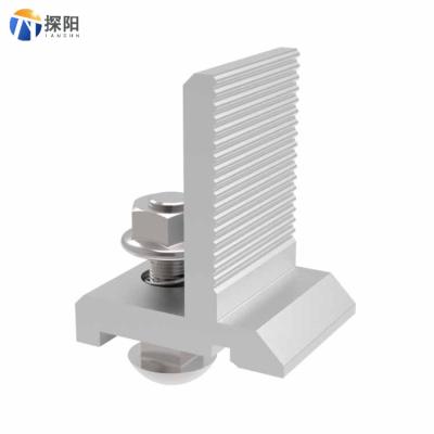 China Agriculture ; Industrial; House ; Commercial System PV Panel Mounting End End End Position Screws Clip Lock Solar Clip System Metal Hardware Bracket for sale