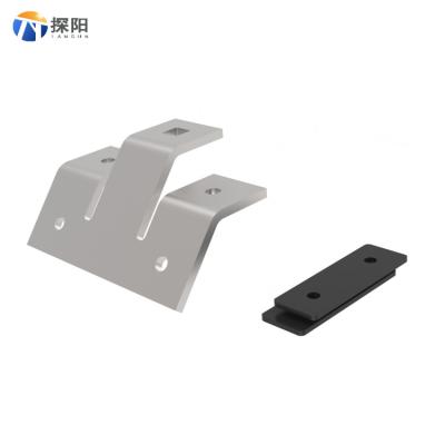 China Agriculture ; Industrial; House ; Commercial Automatic Tin Roof Interface Panel Mounting System Rooftop Parking Tent Solar Shingle Bracket for sale