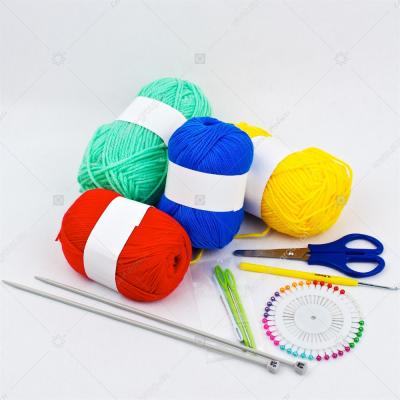 China Hot Selling High Quality Knitting Yarn Abrasion-resistant Hand Knitting Kit For Promotion for sale