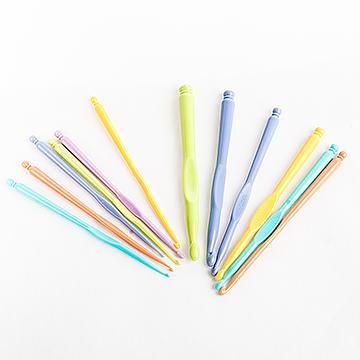 China Goods Hot Sales High Quality Plastic Crochet Hook Set For Hand Knitting for sale