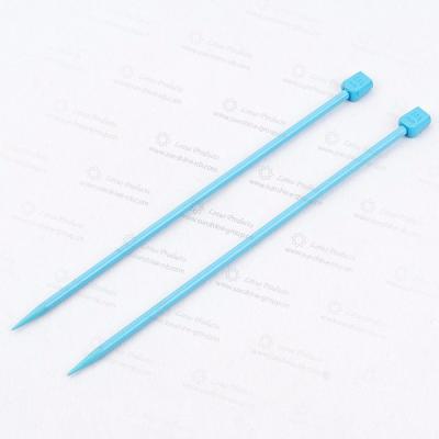 China Knitting Needle Accessories Portable Plastic Single Sewing Knitting Needle for sale