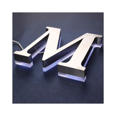 China Buildings Shape Store Backlit LED Light Display Advertising Signage LOGO Letter Advertising Sign for sale