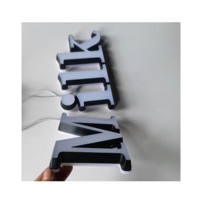 China Luminous Acrylic Buildings Outdoor&indoor Decoration Signs Customs Lead Letter Sign for sale