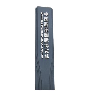 China Residential Buildings Custom Stainless Steel Parking Area Guide Signage Roadside Pylon Sign for sale