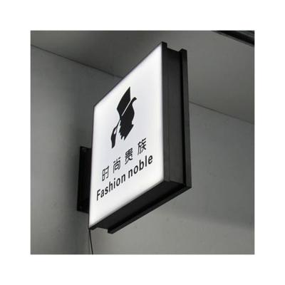 China Custom Stainless Steel Acrylic Resin Hotel Buildings Hotel Aluminum Galvanized 3d Sheet Light Box Sign for sale