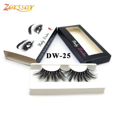 China Wholesale 100% Real Long Natural Siberian Mink Hair Lashes 3d Mink Fur for sale