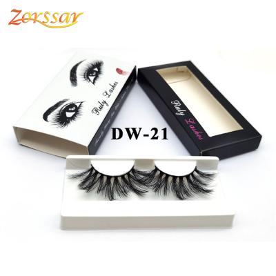 China Pestanas Natural Dramatic Long Strip Mink Eyelash Full Strands, 3d 30mm 25mm Fluffy Mink Eyelashes, Mink Eyelash Extensions Custom Seller for sale