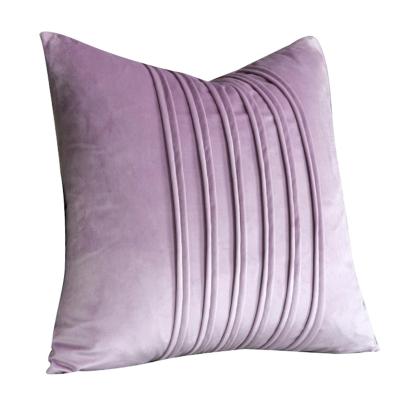 China Nondisposable Velvet Cushion Cover Solid Decorative Square Throw Crushed Velvet Cushion Covers Quilted Velvet Cotton Cushion Covers for sale