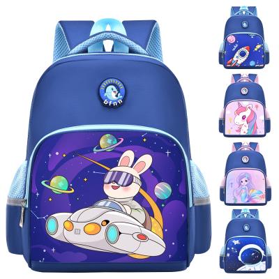 China Polyester Cartoon Kindergarten Student Schoolbag 3-6 Years Old Large, Middle and Small Class Boys and Girls Children's Backpack for sale