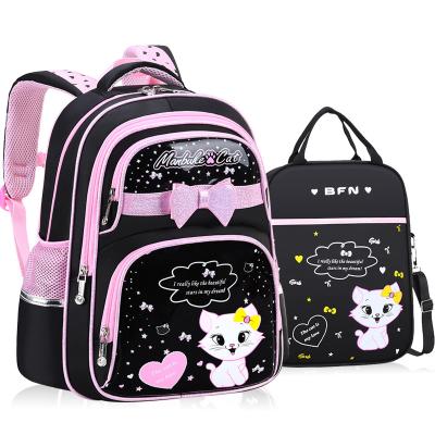 China Waterproof Korean schoolbag primary school students 1-3-4-6 grade 5 children's schoolbag 6-12 years old cute girl backpack for sale