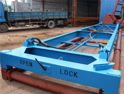 China 40 feet semi-automatic container spreader for sale