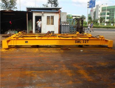 China 20 feet semi-automatic container lifting spreader frame for sale