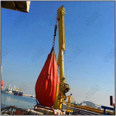 China Telescopic Boom Floating Dock Cargo Crane Design Offshore Crane for sale