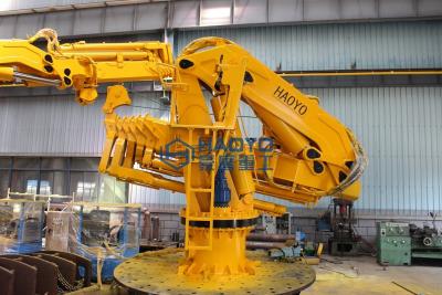 China China Good Quality Knuckle Boom Marine Crane Ship Deck Crane for sale for sale