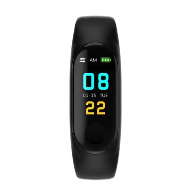 China 2019 Smart Touch Screen Fitness Wristband Pedometer Heart Rate Monitor Watch Activity Tracker M3 Wristband Blood Pressure Monitor Wristband for sale