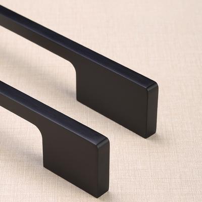 China Modern Furniture Handle And Knobs Sideboard Aluminum Handles 1000 Mm 128 Mm Drawer Pull Handles for sale