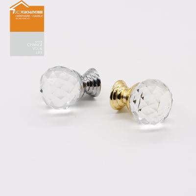 China Hot Selling Crystal Knobs Drawer Pulls Handles Nordic Modern Crystal Knobs High Quality Decorative for sale