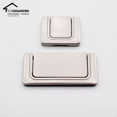 China Modern Pear Nickel Cabinet Hidden Handle Pull Hidden Drawer Kitchen Hidden Handles for sale