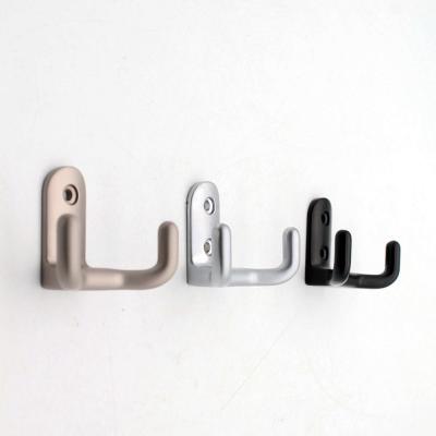 China Zinc Alloy Stocked Coat Robe Hat Clothes Wall Mount Hook Clothes Hook Heavy Duty Towel Hanger Rackwall Mount Hook for sale