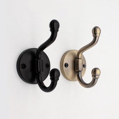 China Single Stored Decorative Clothing Hook For Hangers , Zinc Alloy Clothes Hook for sale