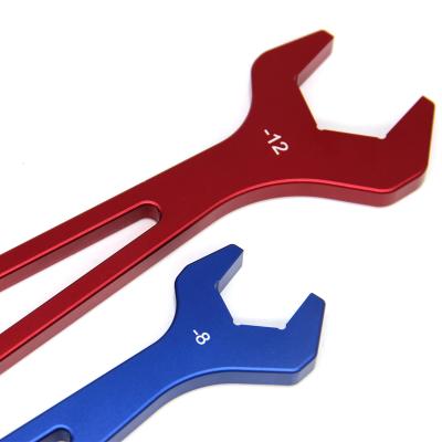 China Jeasnn Custom CNC Machining Auto Repair Parts Anodized Aluminum Adjustable Spanner 13mm Wrench for sale