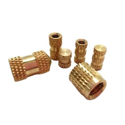 China Heavy Industry China Manufacturer m3 m4 m6 m8 m10 m15 42mm Series Brass Insert Nuts CNC Blind 8mm Knurled Nut Brass Knurled Threaded Insert Nuts for sale