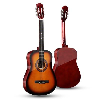 China Good quality top selling model can custom logo promotion cheapest price 38 inch classical guitars for sale for sale