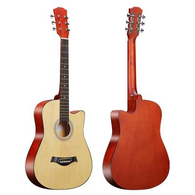 China Hot Selling Affordable And Good Quality Ready To Ship China Factory Fast Delivery Cheap Price Practice 41 Inch Acoustic Guitars For Beginners for sale