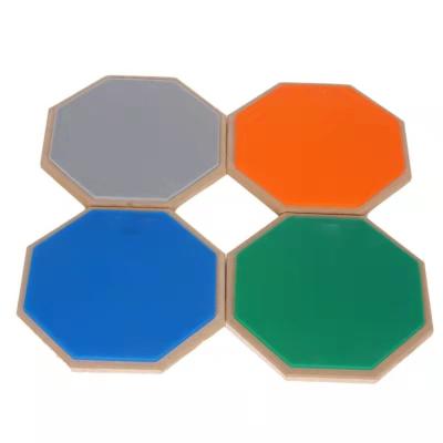 China High Quality Music Education Drum Kit Dumb Pads Multi Color Practice Pad 12 Inches Size for sale