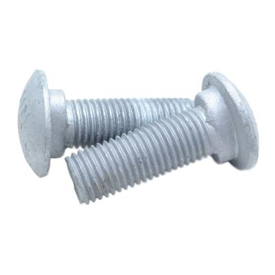 China Customized Factory Grade 8.8 Steel Hot Dip Galvanized Highway Guardrail Bolts for sale