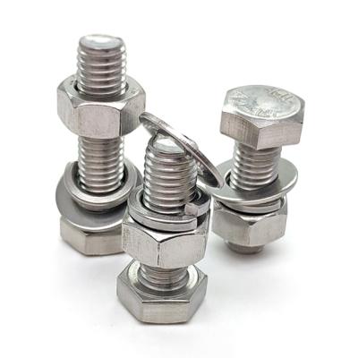 China Stainless Steel Grade 8.8 Hex Head Bolt Sizes Hex Bolt Weight Stainless Steel Hex Bolts for sale