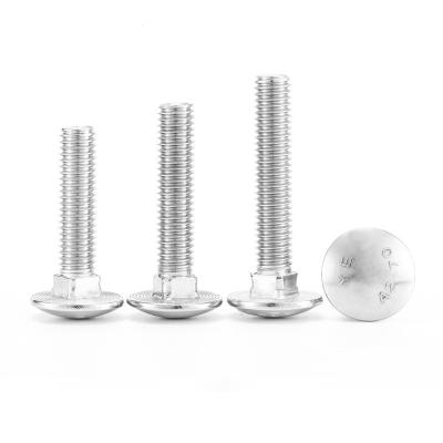 China DIN603 Stainless Steel Carriage Bolt Square Neck Screws Metric Bolts for sale