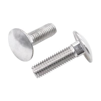 China All Industries Factory Direct Sales Galvanized Head Carriage Bolt Pan Square Neck Bolt for sale