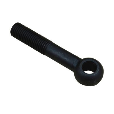 China Steel Black Oxide Finish Grade 4.8 Steel Swing Eye Bolts Screw Eyelet Bolt DIN 444 M8X55 for sale