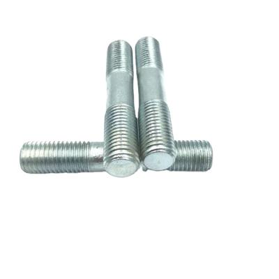 China Steel Grade 8.8 Double Thread Galvanized Finished Rod Bar Stud Bolts for sale