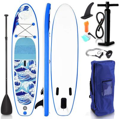 China 10' Unisex Inflatable Water Sports Stand Up Paddle Surfboard Universal SUP Surfing Boards for sale