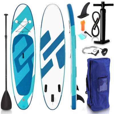 China New Design 2021 Customized Unisex SUP Epoxy Resin Soft Back Up Paddle Board Surfing ISUP for sale