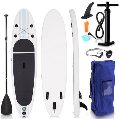 China 10' Unisex China Manufacture OEM Soft Stand Up Paddle Board Inflatable Surfing SUP With Painting for sale