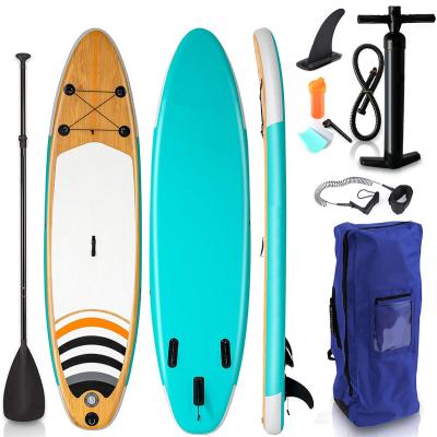 China 2021 Style Unisex Factory Custom Wooden Stand Up Paddle Board SUP Inflatable Wooden Surfboard for sale