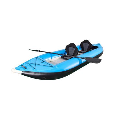 China Factory unisex high quality plastic drop stitch inflatable sea kayak for sale