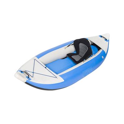 China Warter Sports Hot Sale ZRSUP 1 Person Kayak Inflatable Water Rowing Boat Folding Kayak for sale