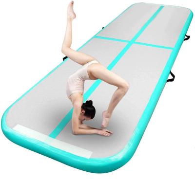 China PVC Air Gym Mat Training Mats Thickness Gymnastics Inflatable Mattress Tracks Fo Yoga for sale