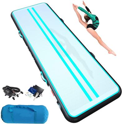 China Cheap 15m Inflatable Rolling Gym Mat PVC Air Track For Gymnastics 3m 4m 5m 6m 8m 10m 12m Airtrack for sale