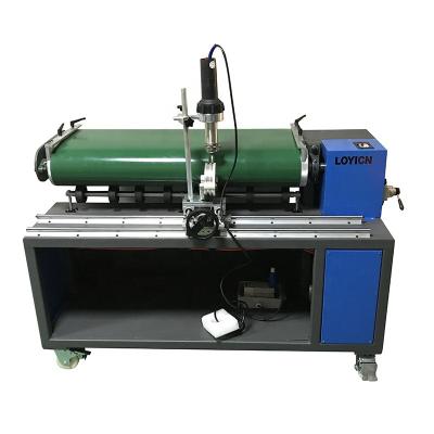 China LOYICN Welding Machine Guide Tracking Welding Machine For Installation PVC PU Guides Strip Ropes On 3000 Mm Conveyor Belt for sale