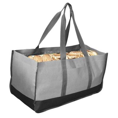 China Travel Bike Bag Firewood Bag, Outdoor Large Capacity Firewood Rack Firewood Bag Log Carrier Wooden Carrying Rack for sale