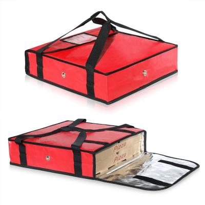 China Waterproof Outdoor Insulated Pizza/Food Delivery Bag Large Pizza Delivery Bag Motorcycle Delivery Box for sale