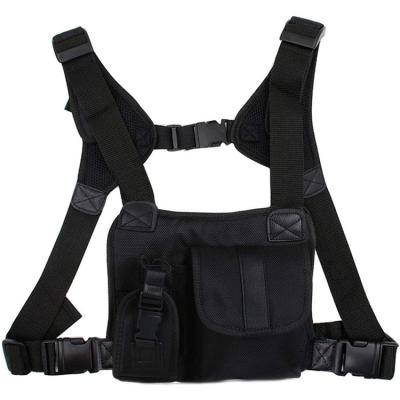 China Water Proof Rescue Bases, Trunk Front Pack Pouch Holster Vest Installation For Two Way Radio Walkie Talkie for sale