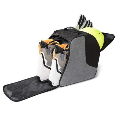 China Outdoor Ski Snowboard Boot Bag Travel Shoulder Bag for Ski Helmets Goggles Gloves Ski Clothing Boot Storage for sale